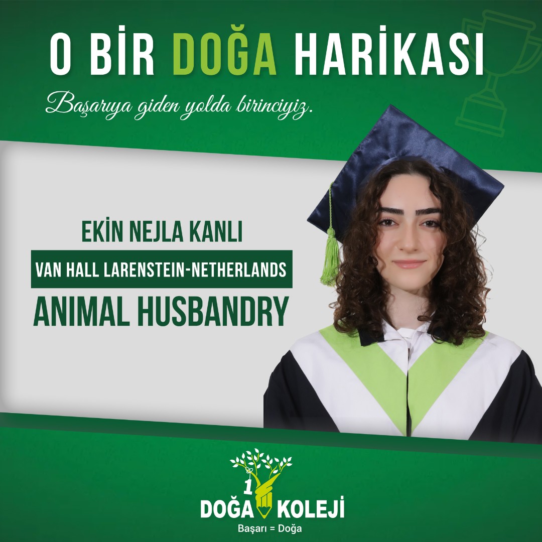 ⭐We congratulate our student Ekin Nejla Kanlı and wish her continued success.