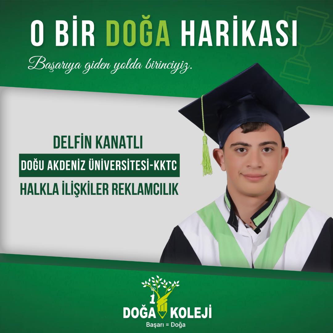 ⭐️ We congratulate our student Delfin Kanatlı and wish him continued success