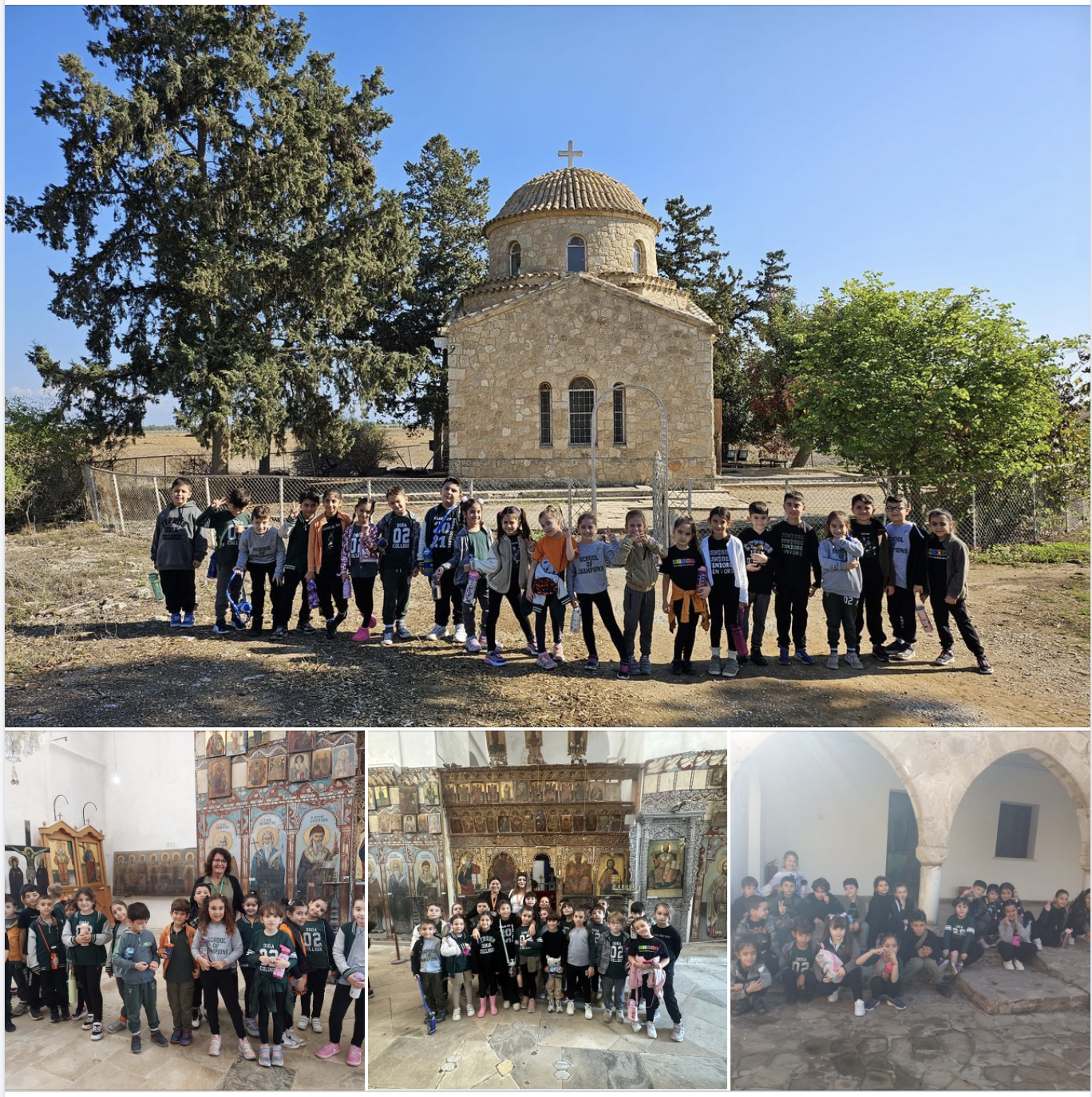 Eastern Mediterranean Doğa Primary School 2nd Grade Students’ Trip to St. Barnabas Archaeology and Icon Museum