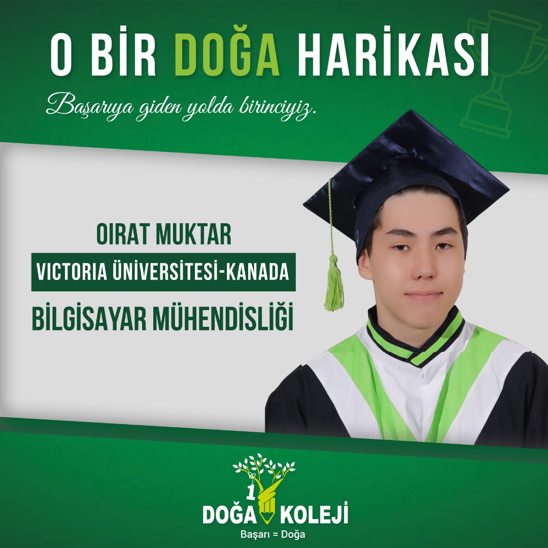 ⭐️ We congratulate our student Oırat Muktar and wish him continued success