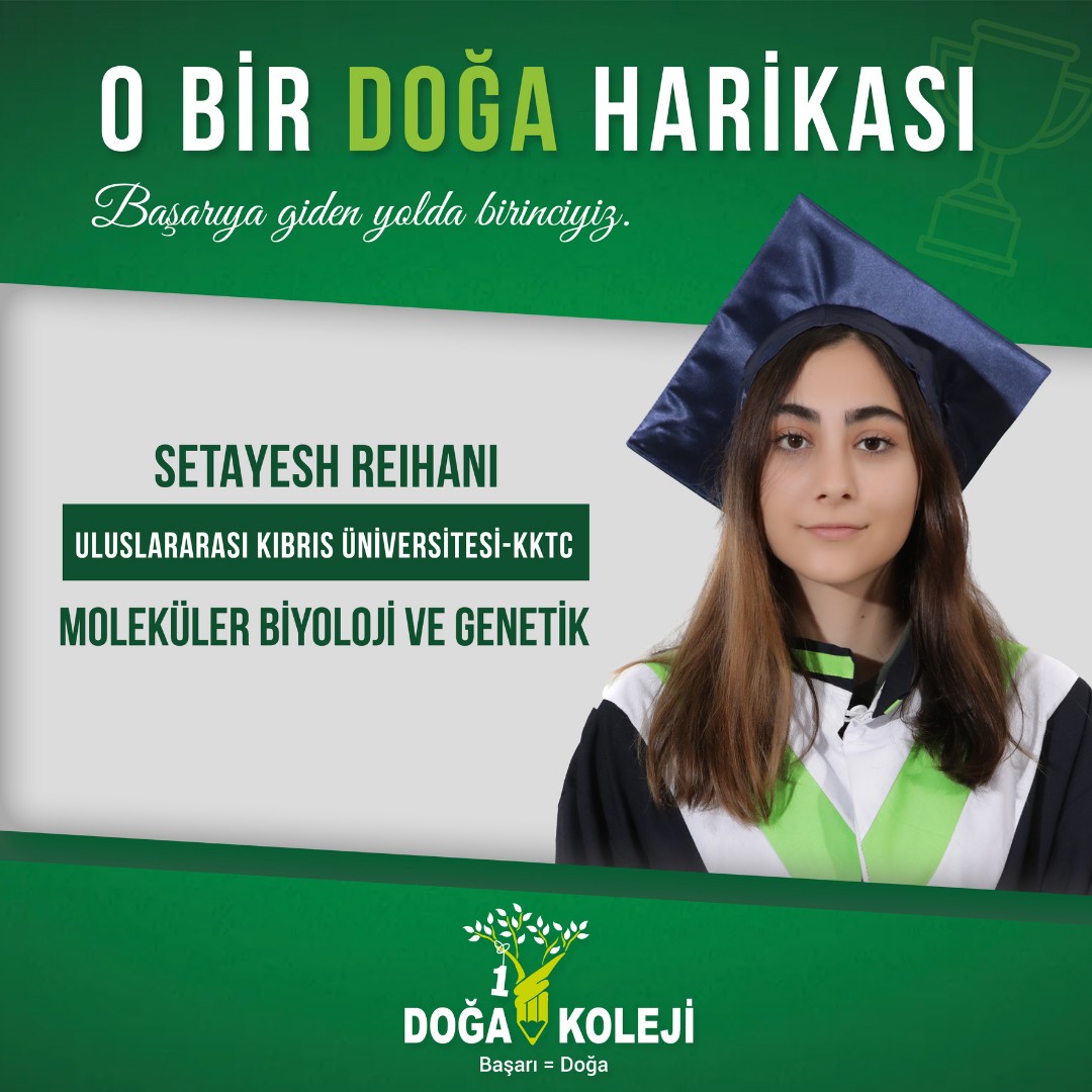 ⭐️ We congratulate our student Setayesh Reihani and wish him continued success