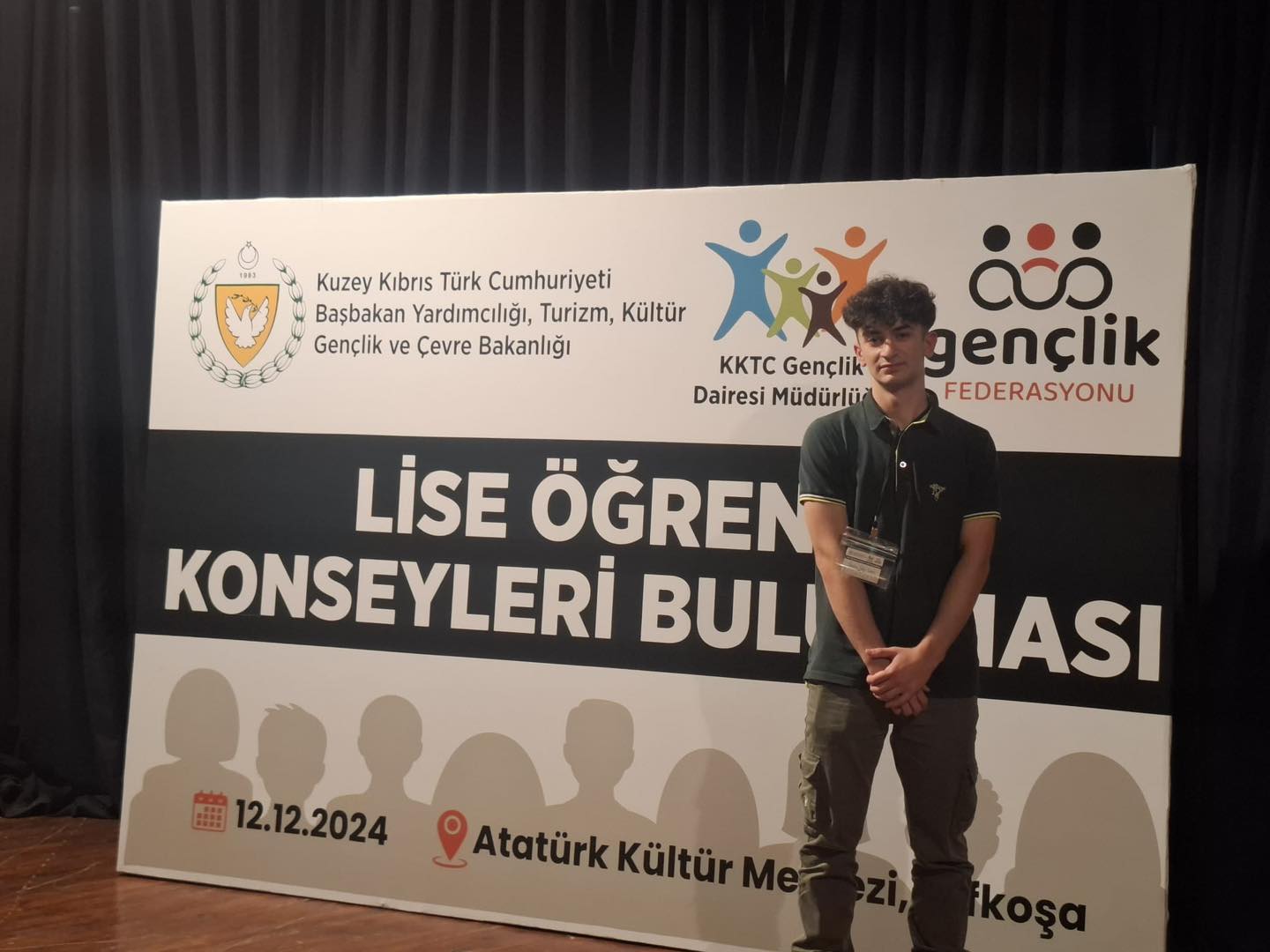 At the High School Student Councils Meeting, the group including our student Berke Taha Şahin won the first place with 250 full points with their projects