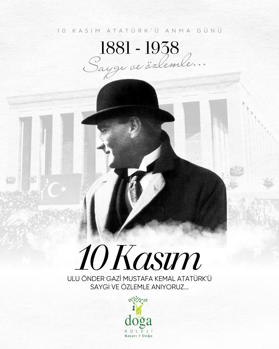 To the leader who changed the destiny of a nation, Who rekindled the hope of a people… We remember him with endless respect, love and gratitude. 💙 #MustafaKemalAtatürk #10November #RememberingOurFather
