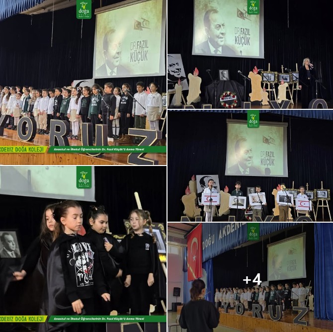 Doğu Akdeniz Doğa Anaokulu ve İlkokulu Öğrencileri, Dr. Fazıl Küçük’ü vefatının 42. Yılında Saygı ve Özlemle Andı.